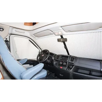 Příslušenství ke karavanu Čelní roleta Remis REMIfront pro Fiat Ducato s reproduktory, béžová