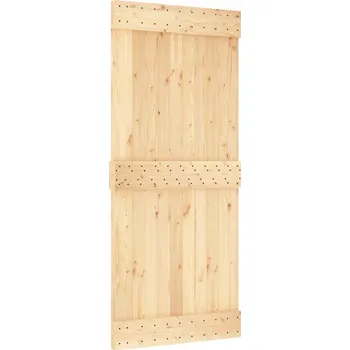 Interiérové dveře Posuvné dveře NARVIK z masivního borovicového dřeva, 90 x 3,6 x 210 cm