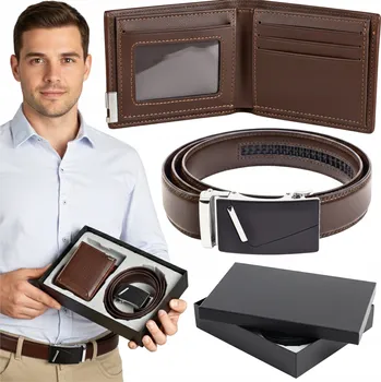 Peněženka Hnědá peněženka z ekologické kůže, střední velikost, s přihrádkou na mince