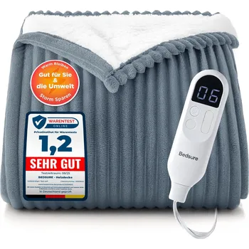 VELKÁ ELEKTRICKÁ DEKA 200x180cm DVOJITÁ VYHŘÍVACÍ PODLOŽKA OVLADAČ