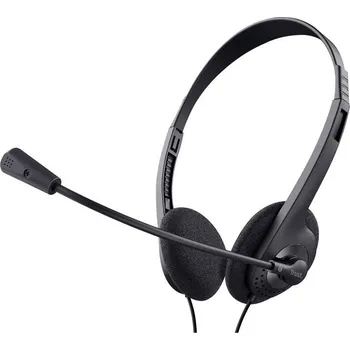 Sluchátka Trust Basics Chat (24659) černý