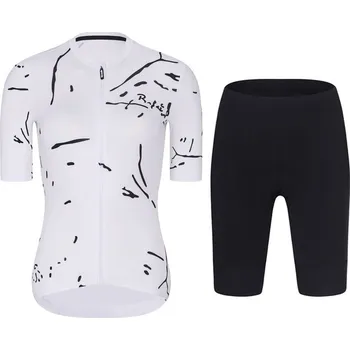 cyklistický dres RIVANELLE Cyklistický krátký dres a krátké kalhoty - PASSION - černá/bílá