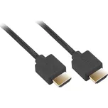 GoGEN HDMI 2.0, 10m, pozlacený, High speed, s ethernetem (HDMI10MMM02) černý