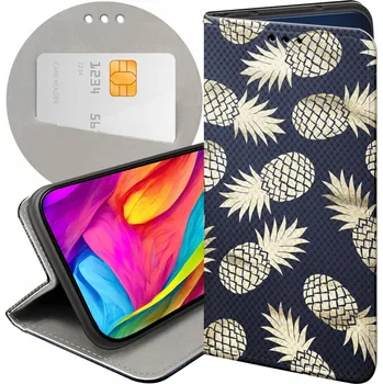 Pouzdro na mobilní telefon Flipové pouzdro Hello Case pro Samsung Galaxy S22 zlaté