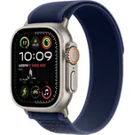 Apple Watch Ultra 2 GPS + Cellular 49mm pouzdro z přírodního titanu - modrý trailový tah - S/M (MX4J3CS/A)
