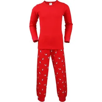 Chlapecké pyžamo Pleas Dětské dlouhé pyžamo červená 140 (183789-500-140)