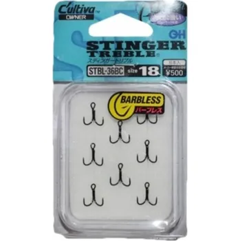 Rybářský háček Trojháčky na přívlač Owner STBL 8 ks