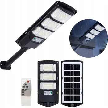 Venkovní osvětlení SOLÁRNÍ NÁSTĚNNÁ LAMPA IP65 DO ZAHRADY S ČIDLEM POHYBU VODĚODOLNÁ ČERNÁ