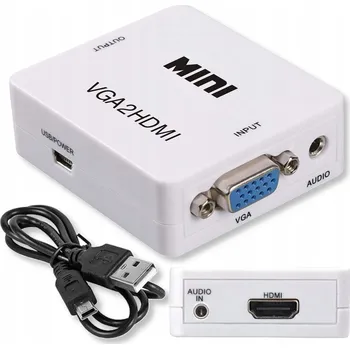 Video kabel Konvertor single (jednoduchý) SwiatKabli 1E2-07-70