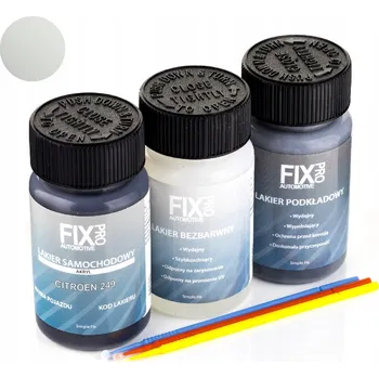 barva a nátěr na dřevo FixPro AUTO LAK CITROEN 249 + ZÁKLADNÍ NÁTĚR + BEZBARVÝ LAK 50ml