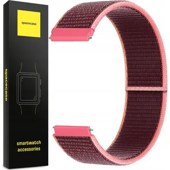 Řemínek na hodinky Řemínek Spacecase pro Samsung, růžový