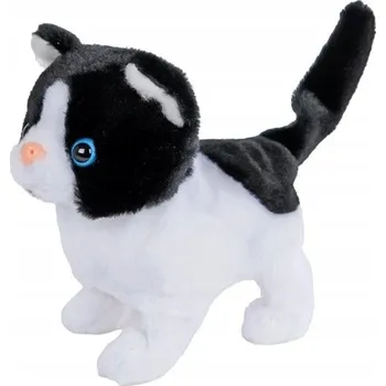 plyšák Take Me Home kočka plyšová 15,5 cm na baterie chodící se zvukem