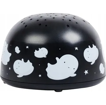 Lampička Projektor - lampička A Little Lovely Company černá