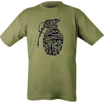 Pánské tričko Triko s motivem GRANÁTU ZELENÉ velikost: XXL