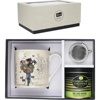 Hrnek 420 ml s infuzérem a čajem MUGTHE34H01