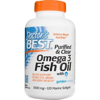 Doctor's Best Omega 3 Rybí olej 1000 mg 120 kapslí