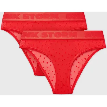 Dámské plavky 2PACK Bikiny kalhotky PINK STORM Lovecode