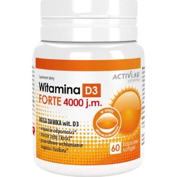 Zdraví Activlab Pharma Vitamin D3 Forte 4000 IU - 60 kapslí