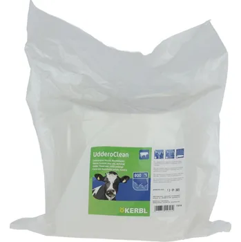 Kerbl Utěrky vlhčené Uddero Clean 800 ks, bez zásobníku