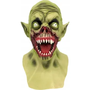 Karnevalová maska Latexová maska na obličej ďábel, vícebarevná