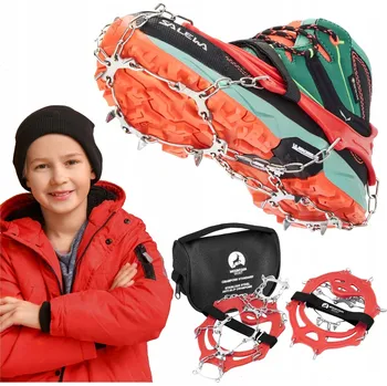 Pracovní obuv Turistické nesmeky Mountain Goat 32-36 červené