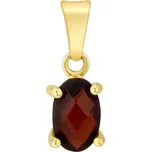 Zlatý přívěsek Jubilee ze žlutého zlata s přírodním granátem FNN22619PGYGA