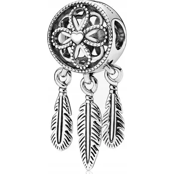 Přívěsek Přívěsek STŘÍBRO 925 Charms Korálek Lapač Snů