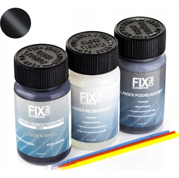 Lak na dřevo FixPro AUTO LAK CITROEN M0TW + ZÁKLADNÍ NÁTĚR + BEZBARVÝ LAK 50ml