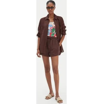 Pánská košile Seafolly Košile Breeze 55428-TO Hnědá Regular Fit XL