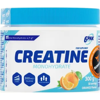 Kreatin Creatine Monohydrate + taurin 300 g pomeranč