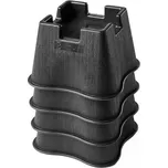 Vitility - SADA 4x Nástavec pro zvýšení postele 7 cm černá