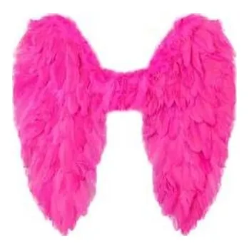 Różowe skrzydła naturalne pióra 50cm