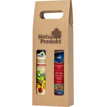 Přírodní produkt Naturprodukt Sada Švédské kapky Forte + vánoční sirup