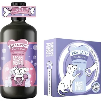 Kosmetika pro psa 250ml Max & Molly šampon pro psy Fluff'n Buff + 50g balzám na tlapky "Pawfection" pro psy