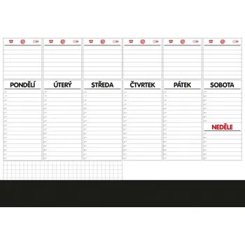 Kalendář Stolní plánovač A2 - týd. mapa - s lištou - 50 listů stolní kalendář