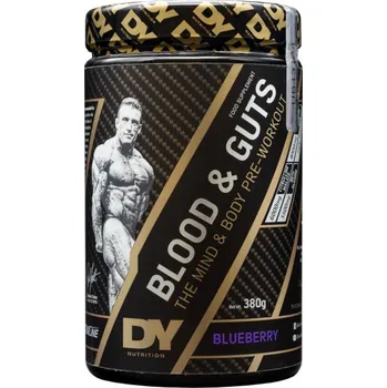 Anabolizér Pre-Workout Blood & Guts - 380 g, hruška-kiwi