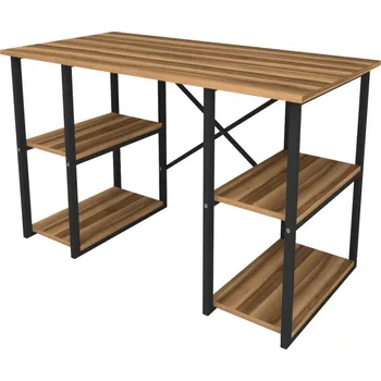 Psací stůl Psací stůl YUSE, černá/ořech + vyzvednutí ZDARMA