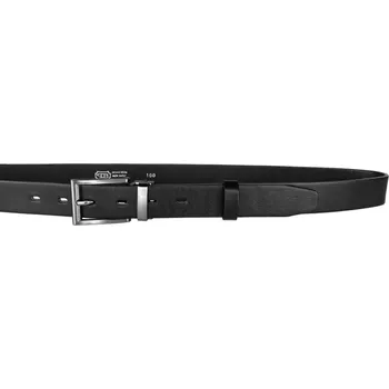 Opasek Belts 30-100-1 pánský kožený pásek černý