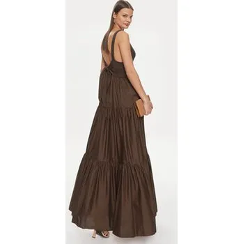 Dámské šaty Liu Jo Letní šaty MA4070 MA23A Hnědá Regular Fit S