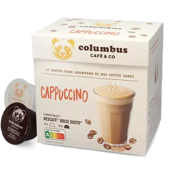 Káva Columbus | Cappuccino - Počet kapslí pro Dolce Gusto: 12