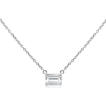 Náhrdelník Dusk White Topaz - stříbrný náhrdelník s bílým topazem