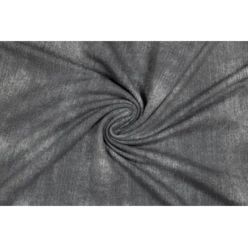 Teplákovina šedý odřený vzhled