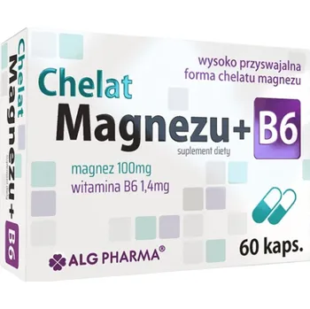 Doplněk stravy ActivLab ALG Pharma Chelát hořčíku + B6 - 60 kapslí