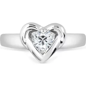 Prsten Horizon White Topaz - prsten ze stříbra s bílým topazem