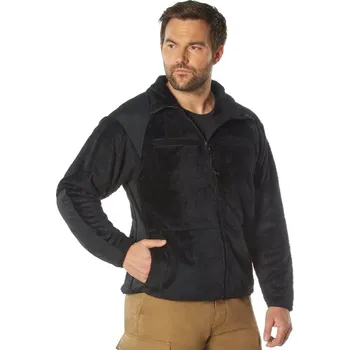 Pánská mikina ROTHCO bunda fleece GEN III/LEVEL 3 ECWCS ČERNÁ
