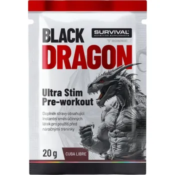 Anabolizér Black Dragon Ultra Stim Pre-workout sáček 20 g černá višeň