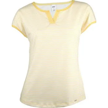 Dámské tričko Pleas Dámské tričko s krátkym rukávem žlutá 2XL (183802-600-046)