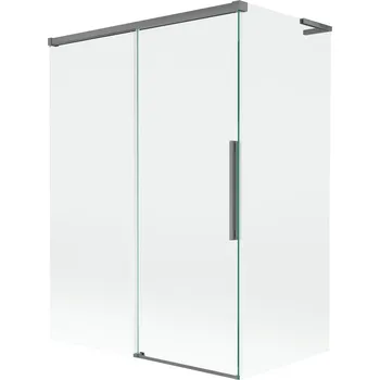 Vanová zástěna Mexen Rox L 2dílná posuvná vanová zástěna 120 + 70 x 150 cm, průhledná, stříbrná - 8C9L-120-070-95-00