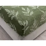 XPOSE® Mikroplyšové prostěradlo ROSTLINY Exclusive 180x200 cm, Mikroplyš + Prodloužená možnost vrácení zboží do 50 dnů