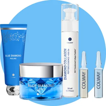Kosmetická sada Colway Diamantová Sada BLUE DIAMOND, 4ks